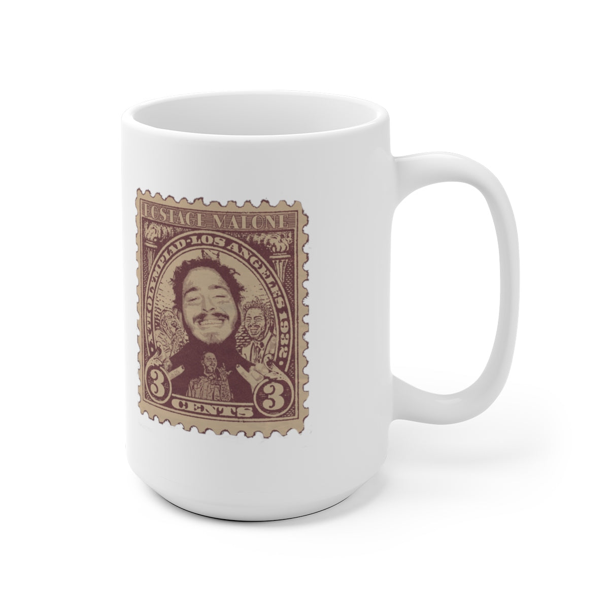 Postage Malone Funny Post Malone Stamp Mug