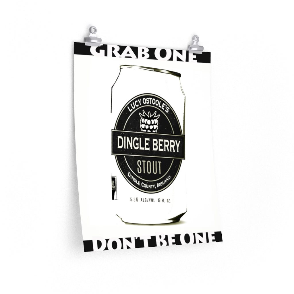 Dingle Berry Stout Dingle Peninsula Ireland Stout Beer Funny Poster