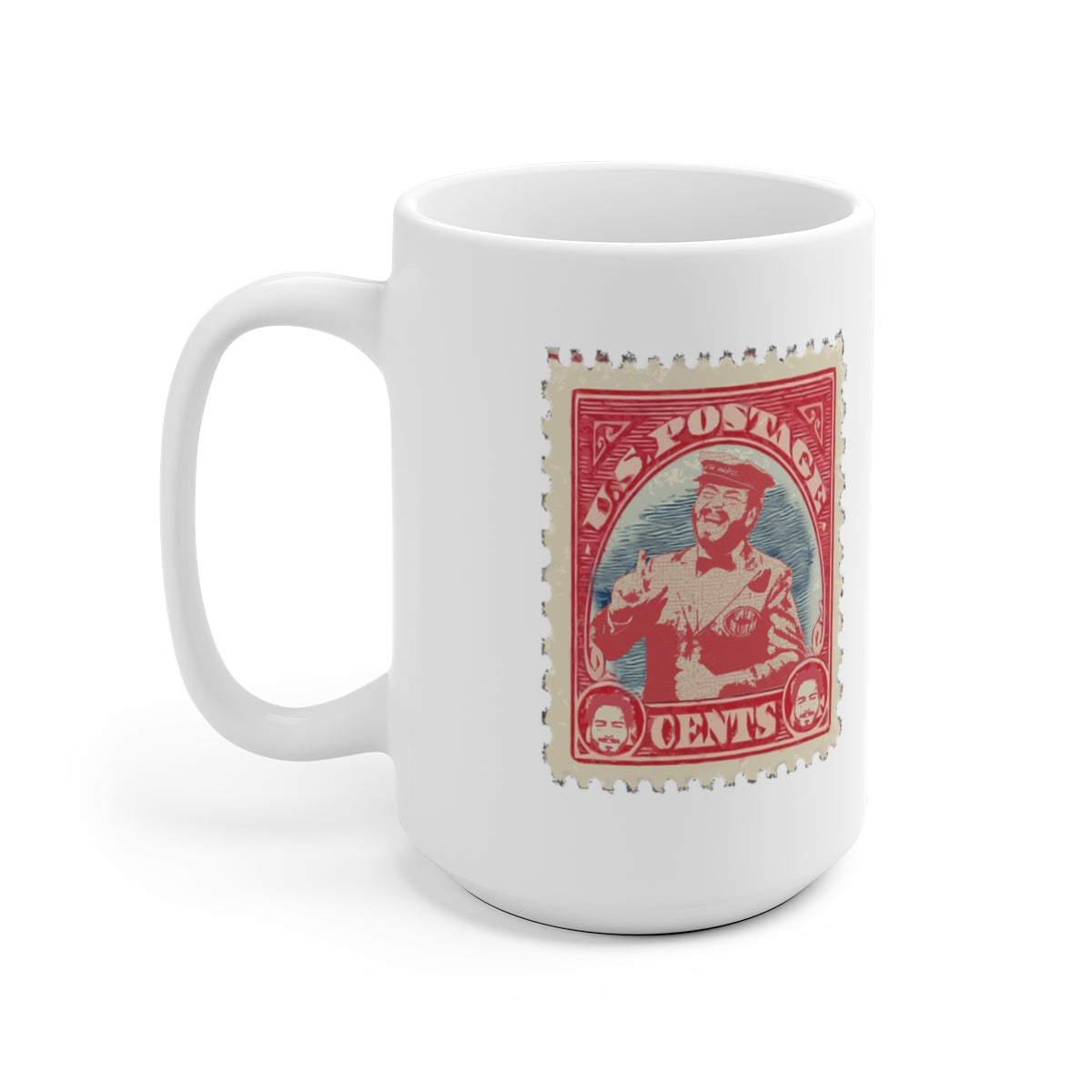 Postage Malone Funny Post Malone Stamp Mug