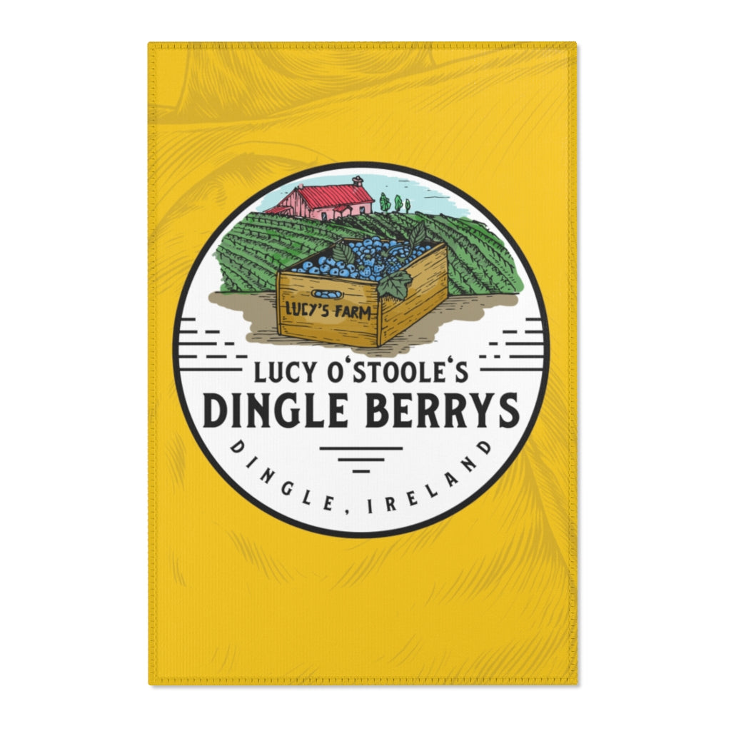 The Dingleberry Dingle Ireland Paddys Day Area Rugs