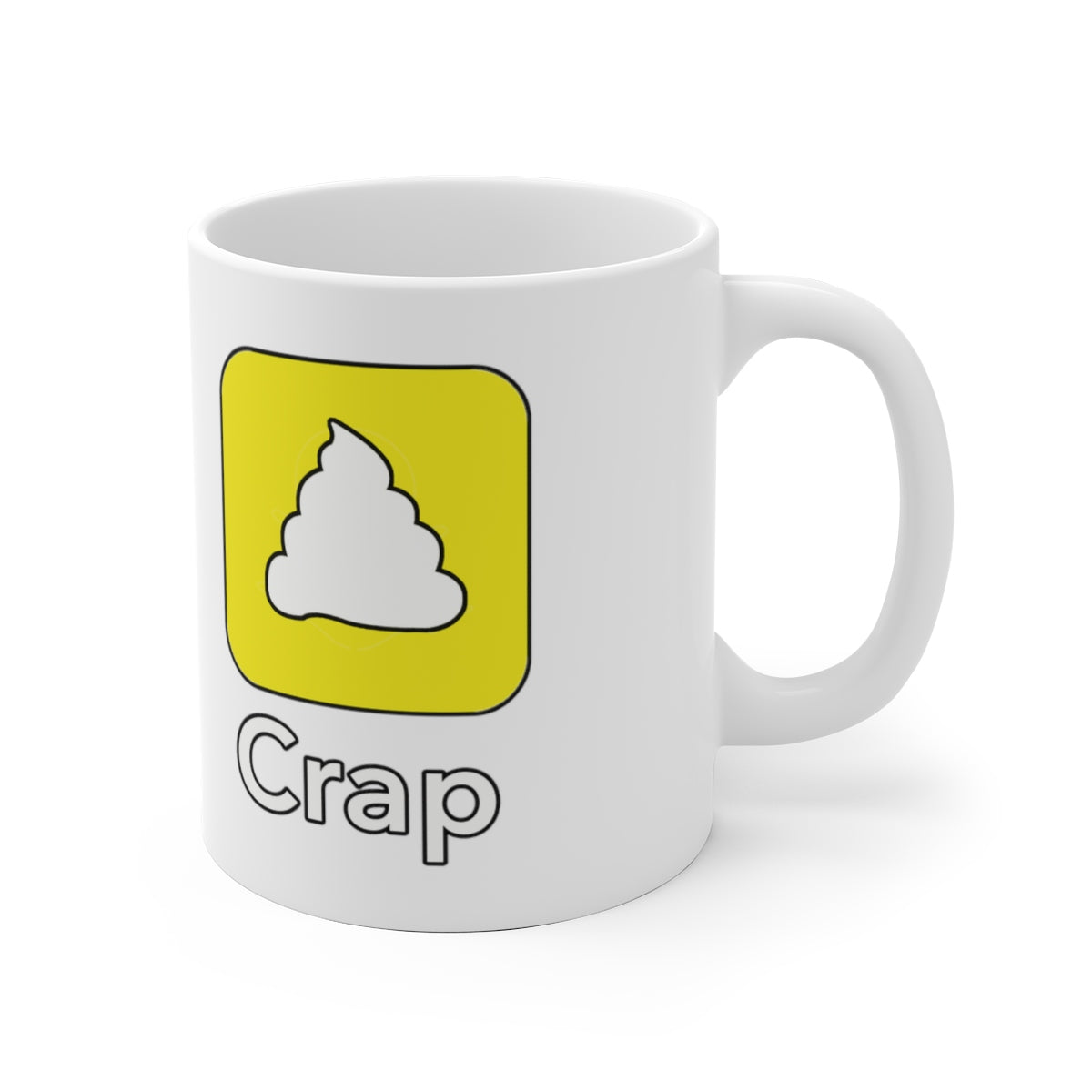 Crap Crapchat Snapchat Parody Funny Mug