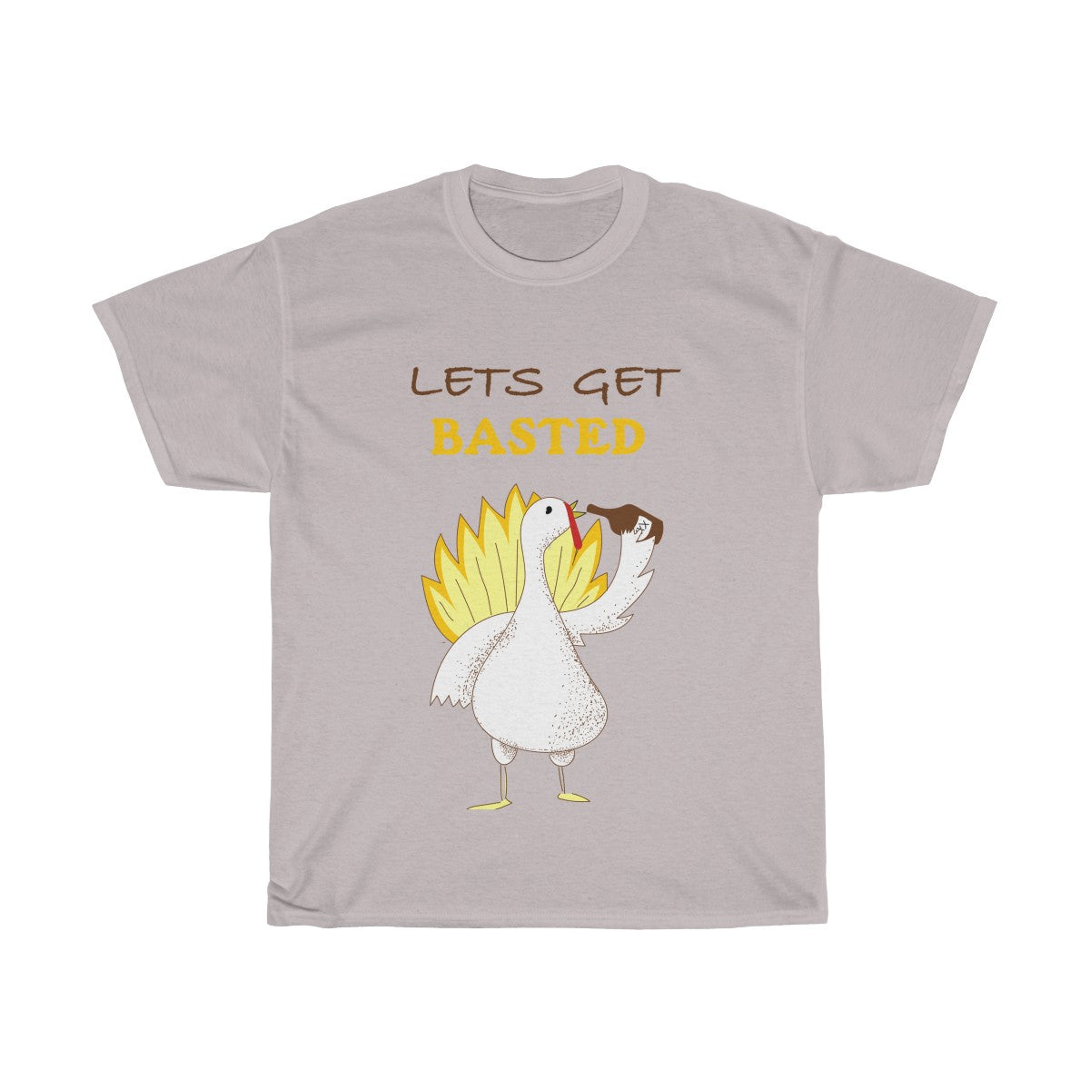 Let's Get Basted Thanksgiving Holiday Drinking T-Shirt