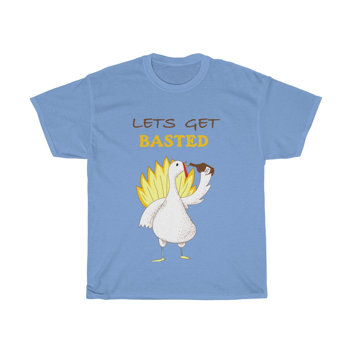 Let's Get Basted Thanksgiving Holiday Drinking T-Shirt